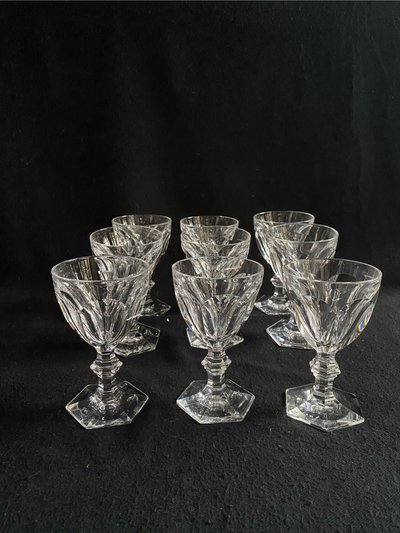 Baccarat set di 45 bicchieri in cristallo Harcourt
