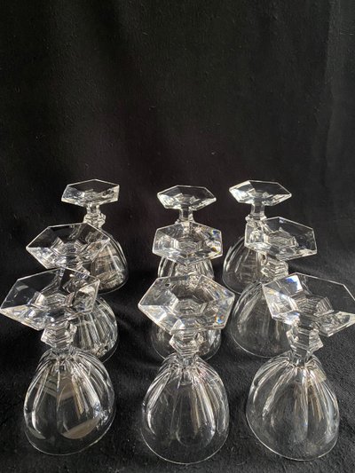 Baccarat set di 45 bicchieri in cristallo Harcourt