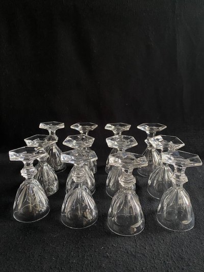 Baccarat set di 45 bicchieri in cristallo Harcourt