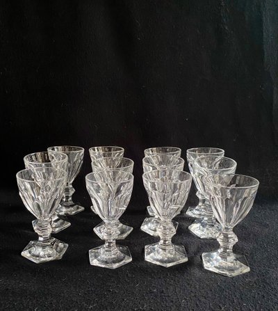 Baccarat set di 45 bicchieri in cristallo Harcourt
