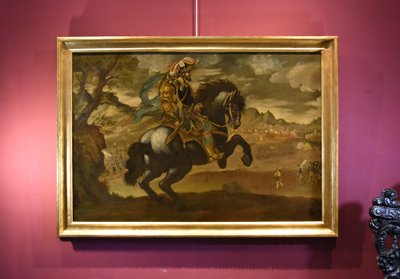Reiterporträt von Pietro Strozzi, Florentiner Maler 17.-18. Jahrhundert