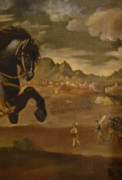 Reiterporträt von Pietro Strozzi, Florentiner Maler 17.-18. Jahrhundert