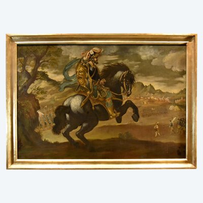 Reiterporträt von Pietro Strozzi, Florentiner Maler 17.-18. Jahrhundert