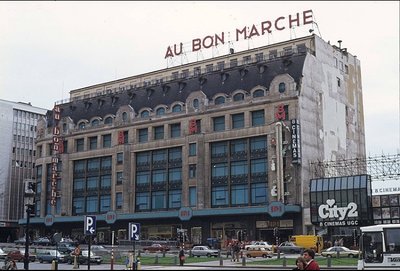 Poster project. Gouache, mid-20th century. Au Bon Marché Vaxelaire. Brussels.