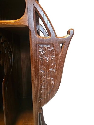 Maurice Alet Meuble d'Entre-deux art Nouveau "Aux Cigales"