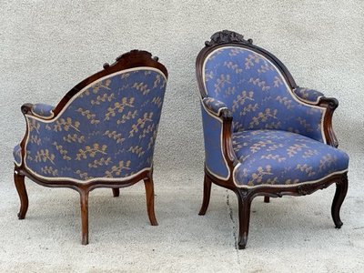 Paire de chauffeuses