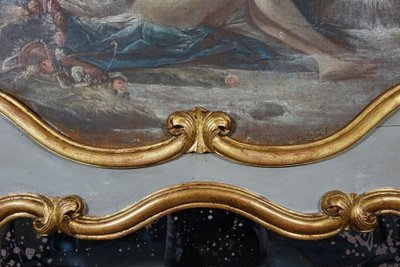 Trumeau Peinture Leda Et Le Cygne