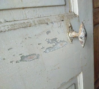 Two Old Doors End XVIIIth Directory In Noble Wood Door Alcove Woodwork