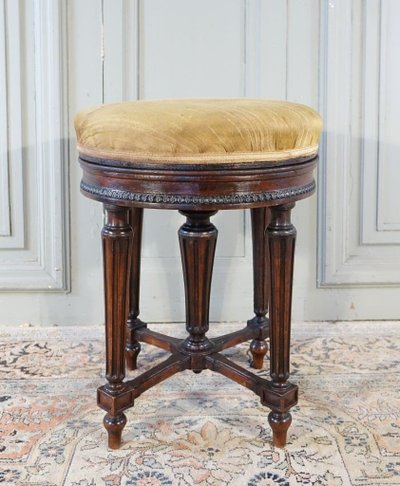 Tabouret De Piano De Style Louis XVI