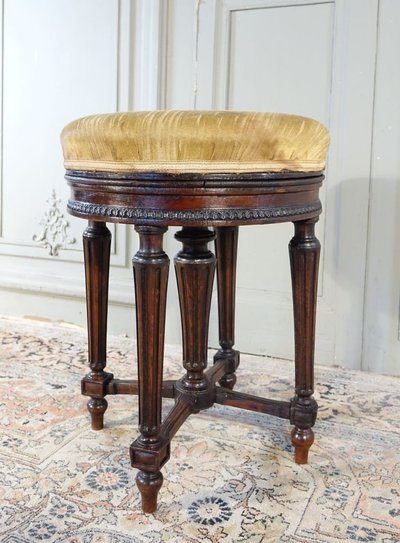 Tabouret De Piano De Style Louis XVI