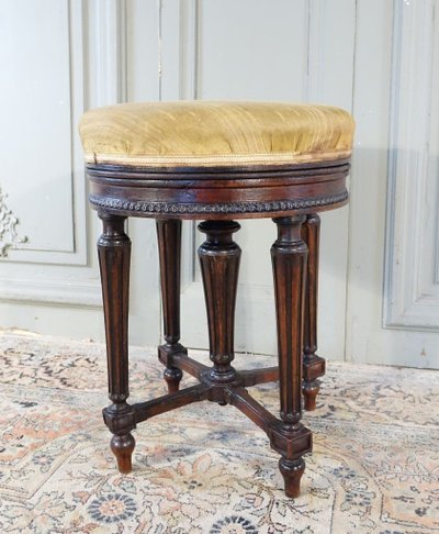 Tabouret De Piano De Style Louis XVI