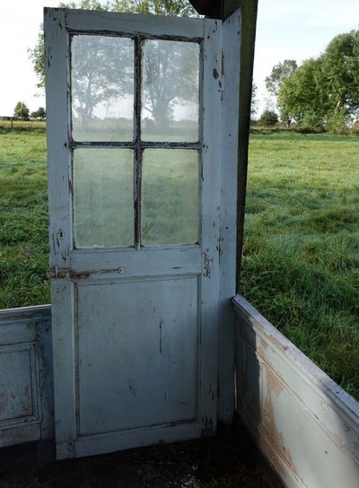 Set of woodwork, cupboards and door