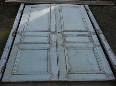 Set of woodwork, cupboards and door