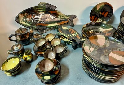 André Chaudemanche dinner service 1960 (131 pieces)