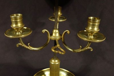 Lampe Bouillotte En Bronze De Style Louis XVI