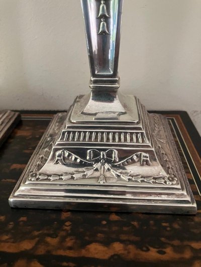 Coppia di borghesi d'argento