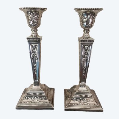 Coppia di borghesi d'argento