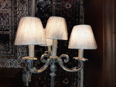 Lampadaire en Bronze Doré Massif de Style Louis XVI - Début XXème
