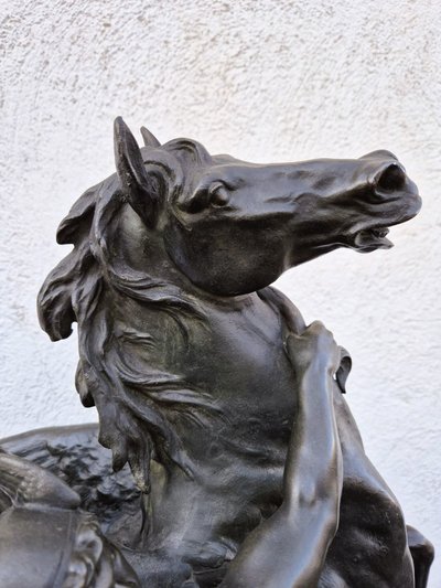 E Picault, Persée ou la naissance de Pégase, Scultura firmata, fine XIX secolo