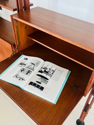 Modulares Bücherregal LB7 "Infinito" von Franco Albini für Poggi, Italien 1957