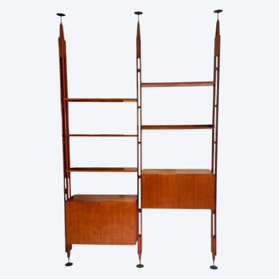 Modulares Bücherregal LB7 "Infinito" von Franco Albini für Poggi, Italien 1957