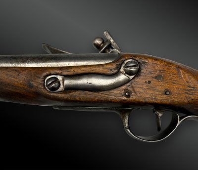 PISTOLA DELLA GENDARMERIA Modello An IX, Manufacture Nationale de Maubeuge - Francia - XIX secolo