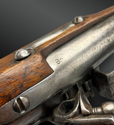 PISTOLA DELLA GENDARMERIA Modello An IX, Manufacture Nationale de Maubeuge - Francia - XIX secolo