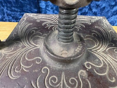 Jugendstil-Bindepresse aus Gusseisen