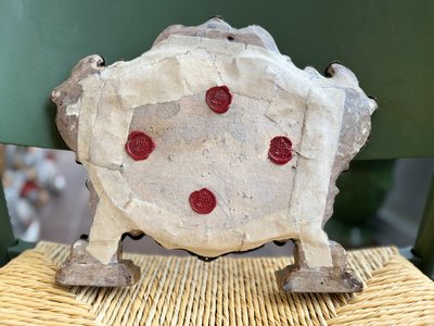 Reliquaire Rocaille Aux Deux Reliques - Début XIXe