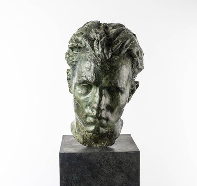 Bronzebüste eines jungen Mannes - ECCE HOMO