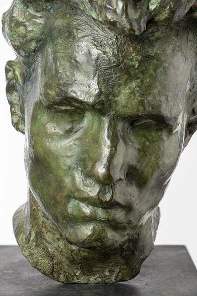 Bronzebüste eines jungen Mannes - ECCE HOMO