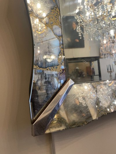 Marbled Mirror Circa 1960