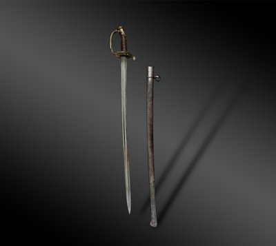 SABRE da ufficiale di fanteria modello 1845 - Francia - 1885 circa