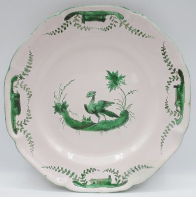 Moustiers plate 18th century.