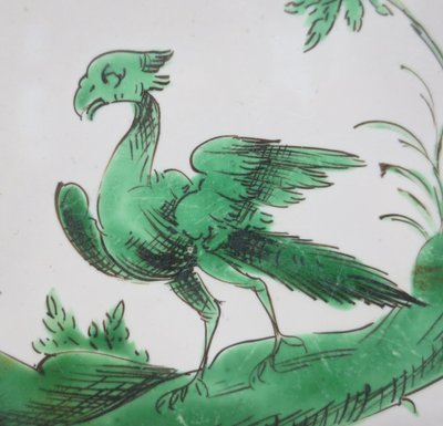 Moustiers plate 18th century.