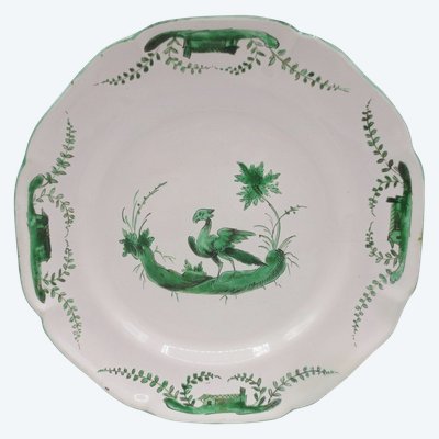 Moustiers plate 18th century.