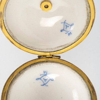 Kleine Bonbonniere auf Fuß, Epoche Napoleon III
