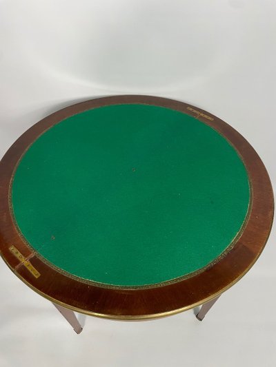 Tavolo da gioco Luigi XVI a due mezzelune