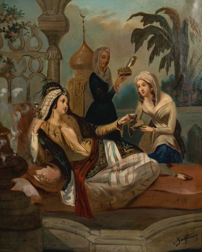 A Pair of Orientalist Paintings, Godfrinoy