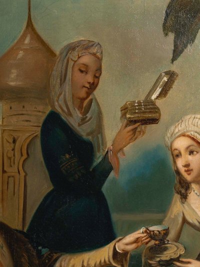 A Pair of Orientalist Paintings, Godfrinoy