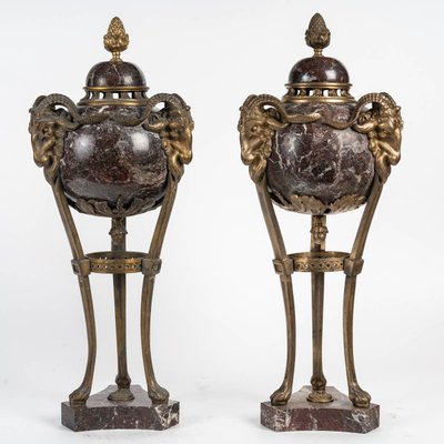 A Pair of Incense Burners, Late 19th Century