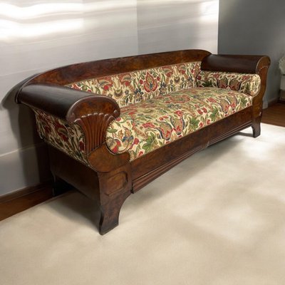 Divano in mogano del periodo Biedermeier 1820 circa