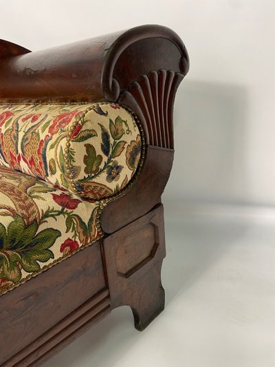 Divano in mogano del periodo Biedermeier 1820 circa
