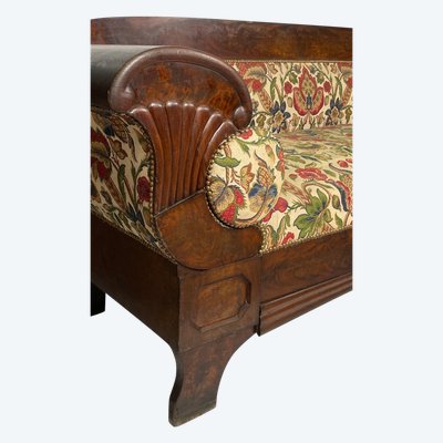 Divano in mogano del periodo Biedermeier 1820 circa
