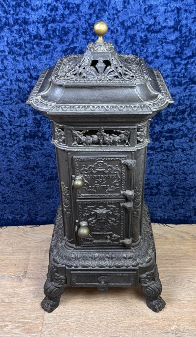 Cast Iron Stove Model Pagode From Varigney In Haute Saône