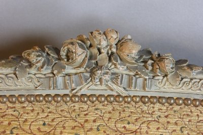 Salon en bois laqué style Louis XVI