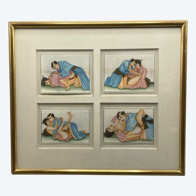 Japanese erotic scenes About 1890