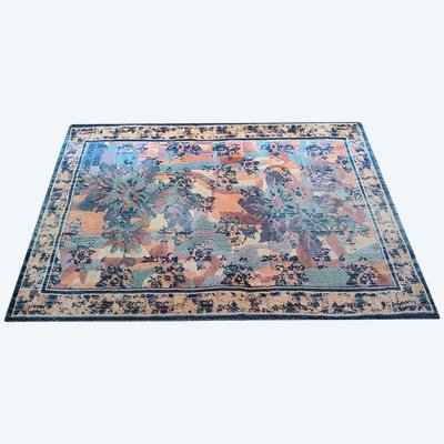 1990s Gorgeous Rug by Giorgetto Giugiaro for Paracchi. Pure wool. Made in Italy