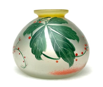 Vase en verre à décor des Groseilles 