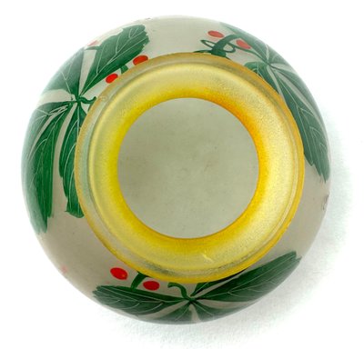 Vase en verre à décor des Groseilles 